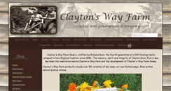 Desktop Screenshot of claytonswayfarm.com